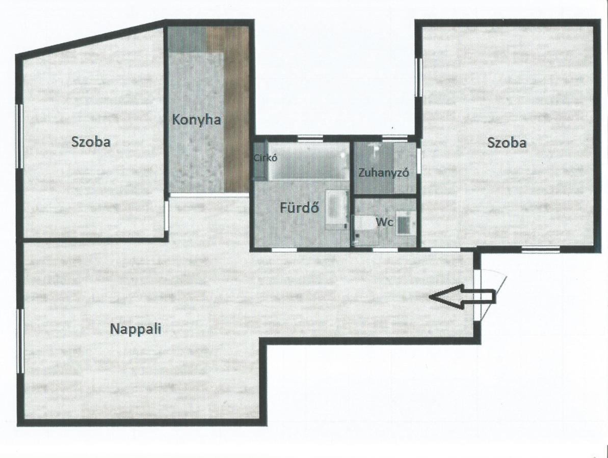 Apartment With 2 Bedrooms Near Gellert Thermal Bath Budapest Kültér fotó